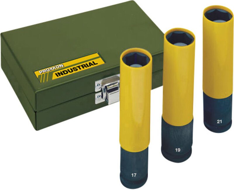 Proxxon - Industrial Kraft-Steckschlüsseleinsatz-Set 1/2' (12.5 mm) 3teilig 23 970