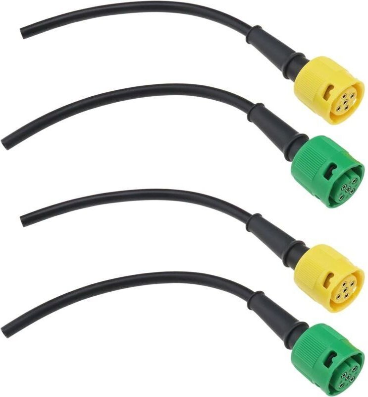Stück Anhänger-Rücklichtstecker 5-poliger Stecker Kabelbaum Rücklichtkupplungskabel Zubehör für Anhänger, Boote, Wohnwag...