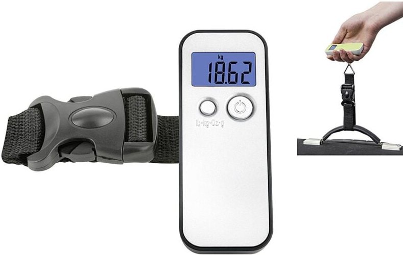 Kofferwaage 50.3000.54 lcd Anzeige silber