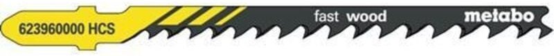 Thumbnail - Metabo - Stichsägeblätter fast wood Nutz-L.74mm ZAhnteilung4-5,2mm hcs geschliffen geschränkt m.Eintauchsp. f.Hartholz/W...