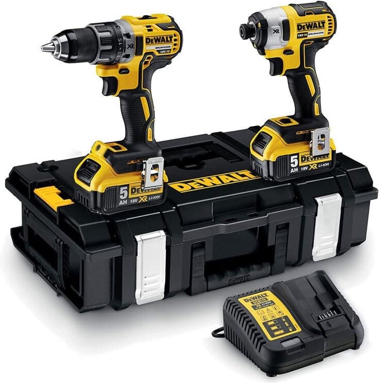 Dewalt - DCK266P2-QW Akku-Set DCD796 / DCF887 (18V/2x5,0Ah) +Koffer