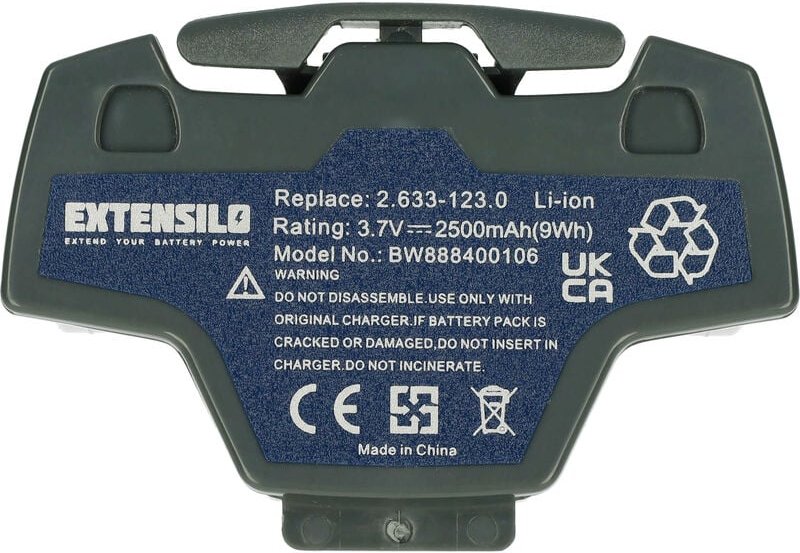 Akku kompatibel mit Kärcher 1.633-552.0, 1.633-550.0, 1.633-560.0, 1.633-553.0 Home Cleaner Heimroboter Grau (2500 mAh, ...