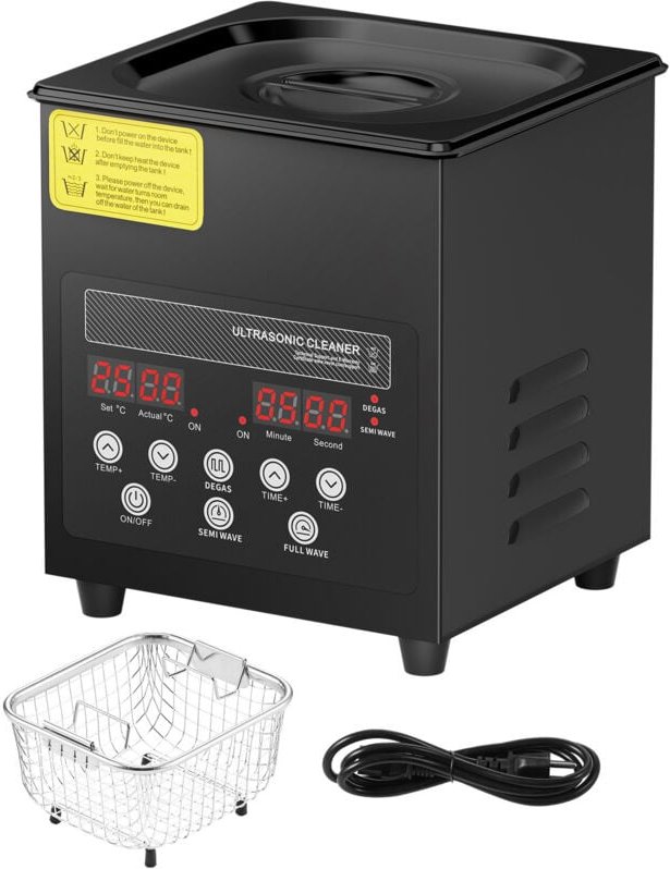 2 l Ultraschallreiniger 60 w digitales Reinigungsgerät mit Schonmodus & optimierter Entgasung, 40 kHz industrieller Rein...