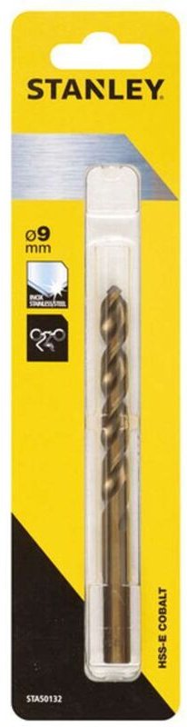 Kobalt-Bohrer HSS-E ø 9mm STANLEY STA50132-QZ