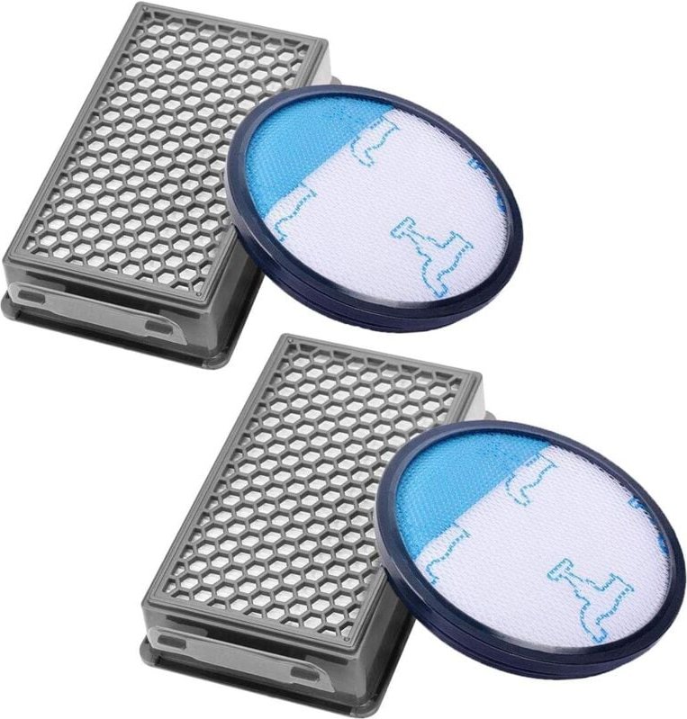 Dolaso - 4 Filter für Rowenta ZR005901 Moulinex Tefal Compact Power Cyclonic Staubsauger