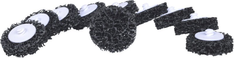 Satz mit 10 schwarzen Reinigungsplatten 50,0 mm