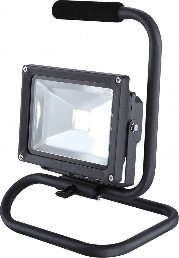 Thumbnail - LED Außen Baustrahler Spot schwenkbar Garten Beleuchtung Steh Stand Lampe grau Globo 34115A