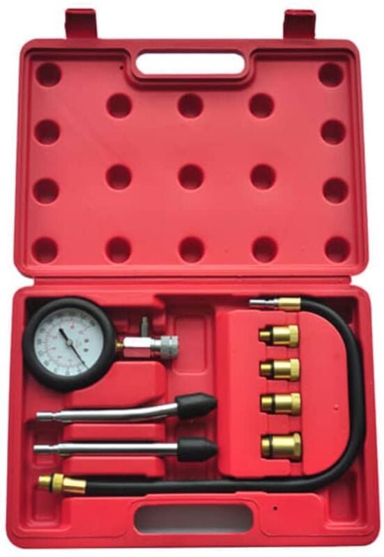 9-tlg. Kompressionstester-Set für Benzinmotoren Vidaxl