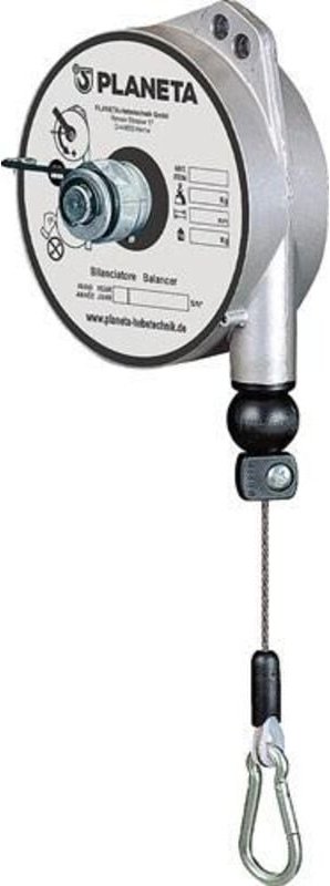 Planeta - Federzug tcn 9321 Trgf.2-4kg Edelstahl-Drahtseil Seillänge 2,0m