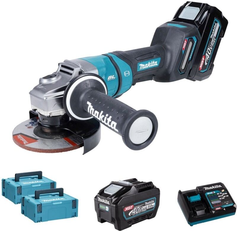 Akku-Winkelschleifer xgt 40 v max • 125 mm • 11.000 U/min - Makita