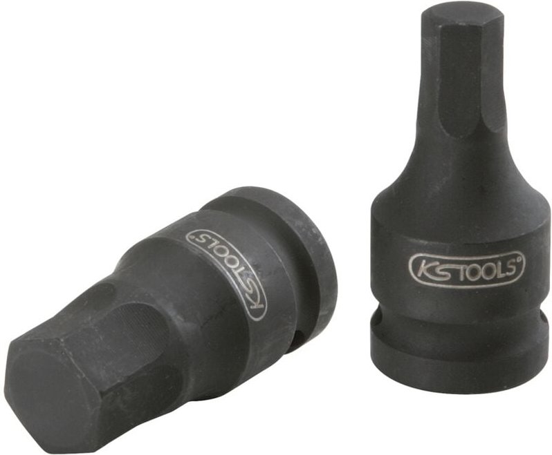 3/8' Kraft-Bit-Stecknuss für Innensechskant-Schrauben, kurz, 5 mm