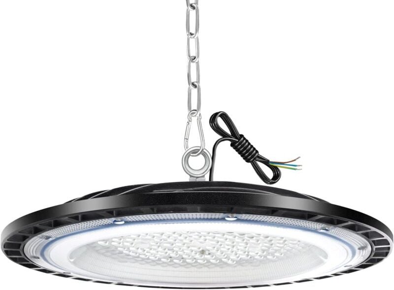 LED-Hochregalleuchte 100 w, LED-Flutlicht für den Innenbereich, kaltweiße wasserdichte IP65-Werkstattbeleuchtung, indust...
