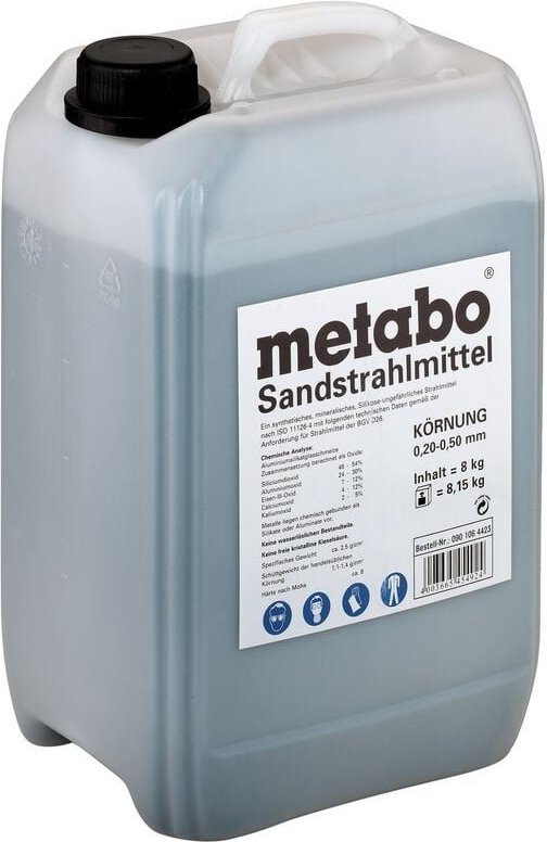 Sandstrahlmittel 8 Kg - Metabo