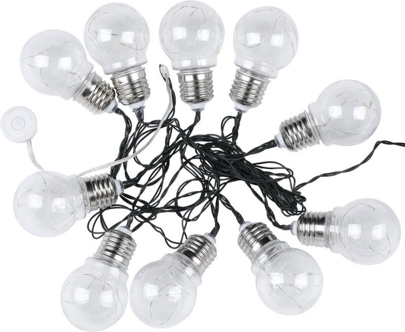 V-tac - Solarleuchten - Solar-Lichterkette - IP44 - 100 Lumen - 3000K