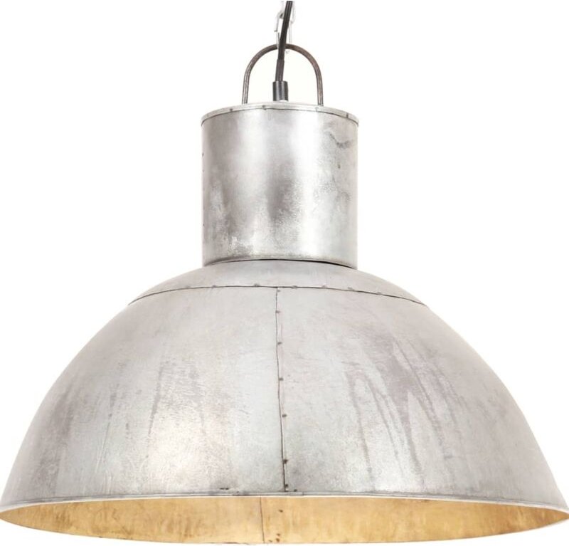 Hängelampe 25 W Silbern Rund 48 cm E27 vidaXL