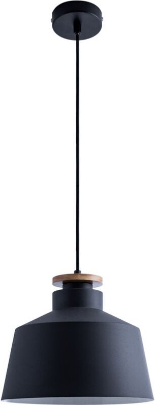 Paco Home - Pendelleuchte Hängelampe Esszimmer Küchenlampe Esstischlampe Skandinavisch E27 Design u, Schwarz-Holz