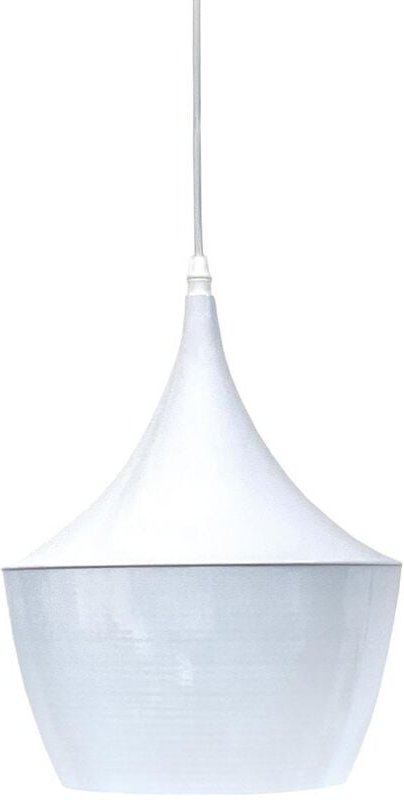 Hänge-Deckenleuchte der Serie 'Gombe' E27 (maximal 40W 230V) IP20 Ø24cm weiße Farbe