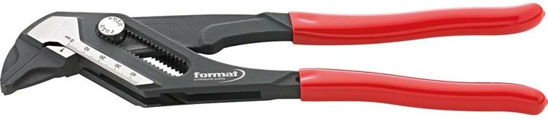 Zangenschlüssel Kunststoff-Griffen 250mm schwarz FORMAT