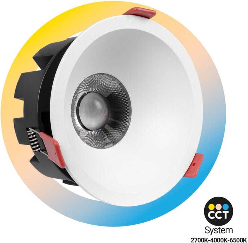 Thumbnail - Barcelona Led - led Einbaustrahler - 20W - cct - osram Chip - Ausschnitt Ø110mm