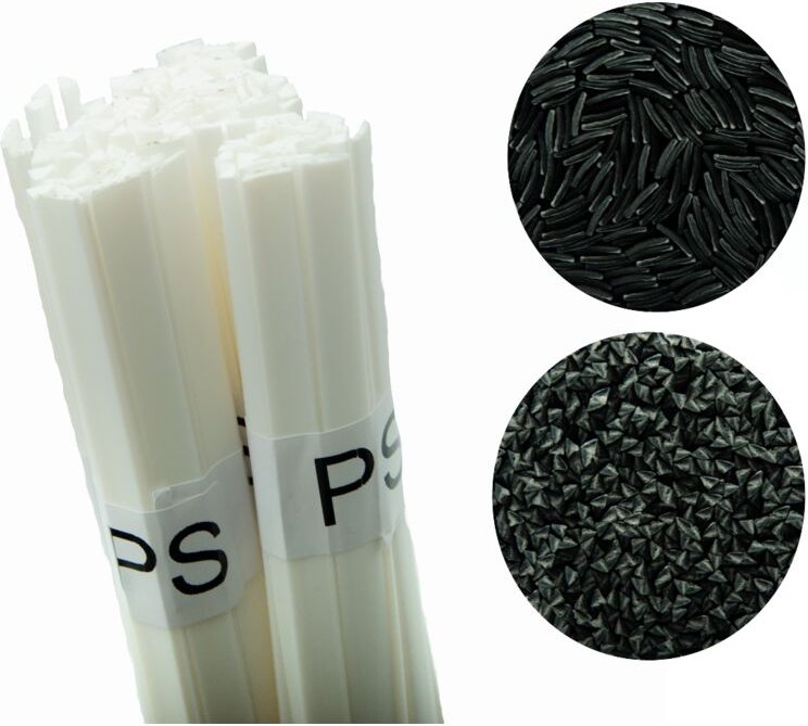 Füllstoff zum Schweißen von Kunststoff PS (GPPS) Weiß 100g