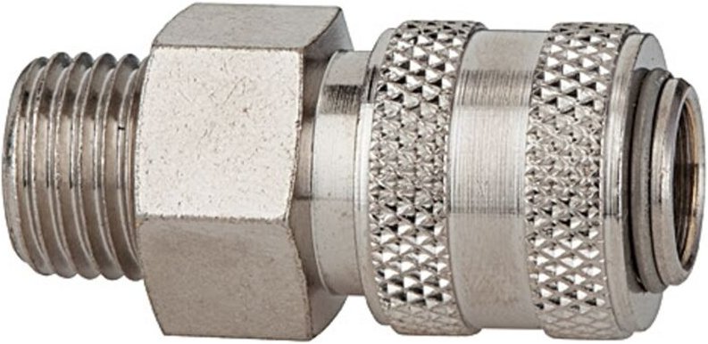 Schnellverschlusskupplung nw 5 »connect line«, ms vern., g 1/4 ag - Riegler