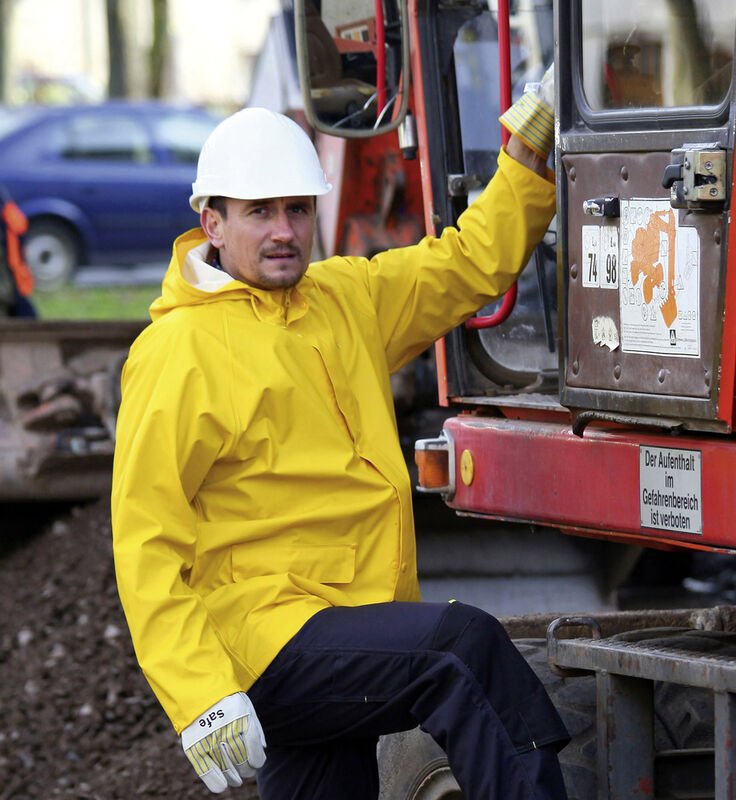 PUplus Regenjacke Gelb Größe xl