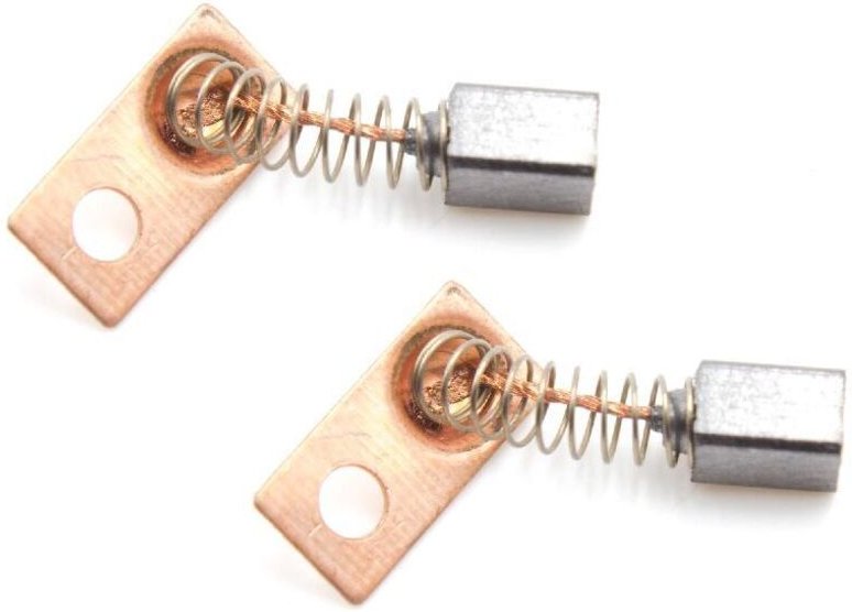 Vhbw - 2x Kohlebürste 3 x 3 x 4,5 mm kompatibel mit Saeshin Strong 107, 105L, 105, 102 Polierer