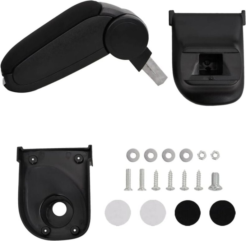 Thumbnail - Destockoutils - Auto-Armlehne Schwarz 15x35x(30-47) cm abs vidaXL