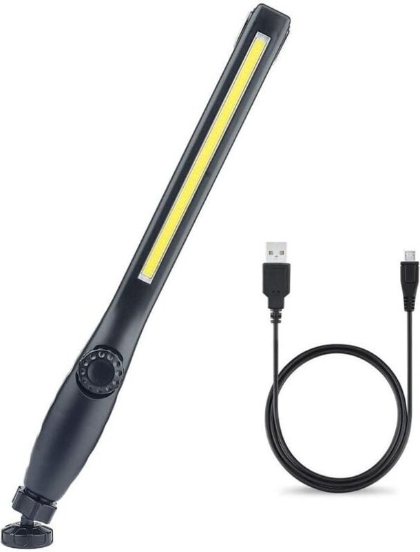 Thumbnail - Tigrezy Wiederaufladbare LED-Arbeitsleuchte mit Magnet und USB 360-Grad-Drehung, wiederaufladbare LED-Inspektionslampe, ...