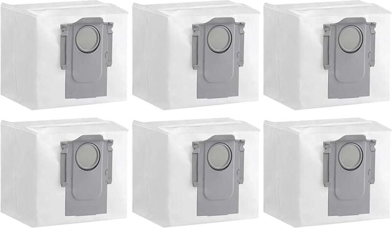 Passend für Roborock S8/Q7/T8/S7 MaxV Ultra/Q7 Max - Staubbeutel (6 Stück)