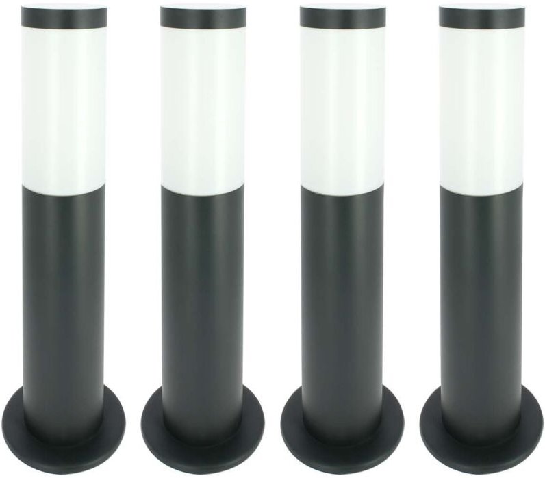 Thumbnail - Arum Lighting - Set mit 4 anthrazitfarbenen E27-Außenklemmen valente, Höhe 45 cm