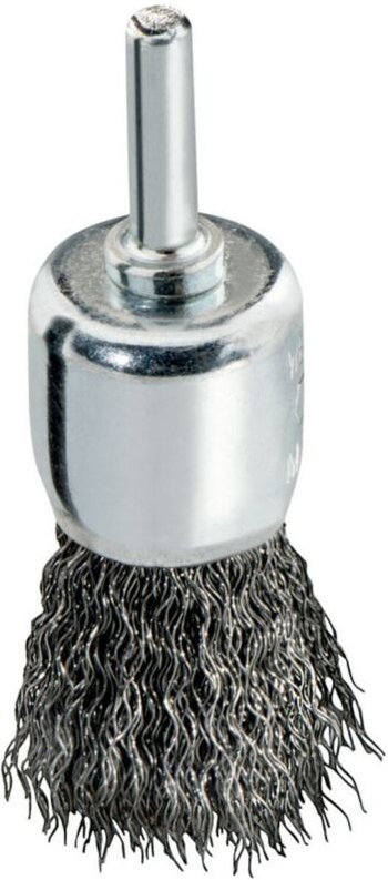 Metabo - Pinselbürste 25x0,3 mm/ 6 mm, Stahl gewellt, mit 6mm Schaft (630554000)