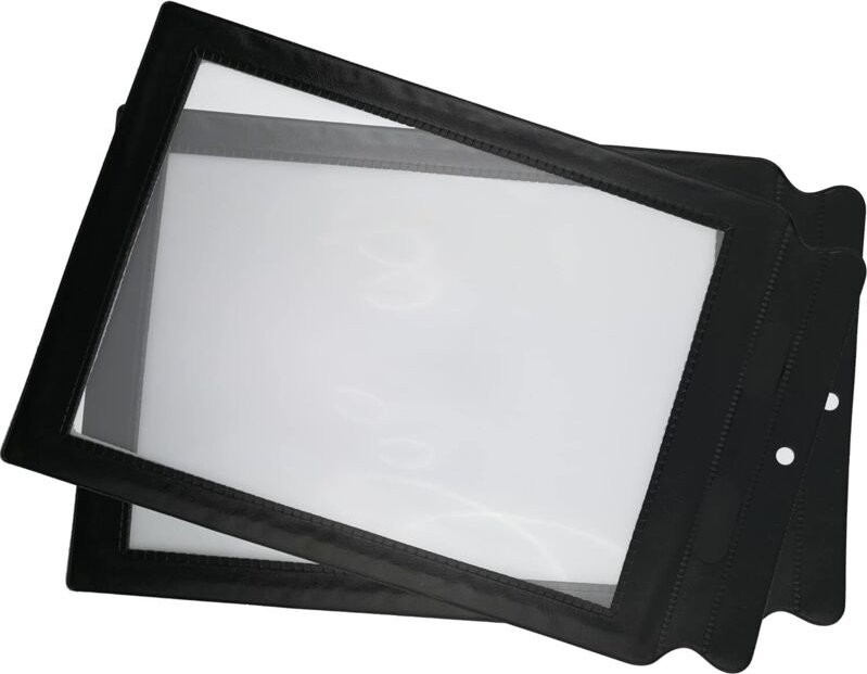 2er-Pack große Leselupen im Format A4 – sehr leicht und unzerbrechlich – für Senioren – A4-Linse – 3-fache Vergrößerung ...