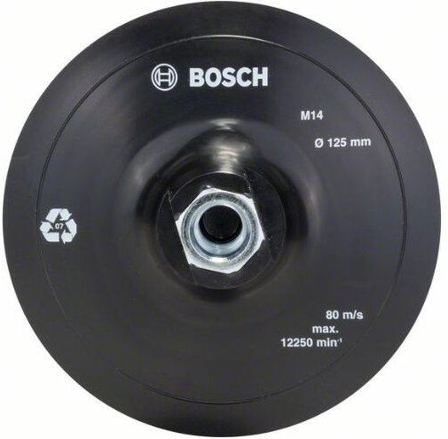 Schleiftellerschleifer mit Schleiferverschluss 125 ø 125 Bosch 2609256272