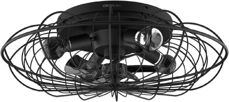 Deckenventilator mit Licht EnergySilence LampAero 650 Eisen Design - Cecotec