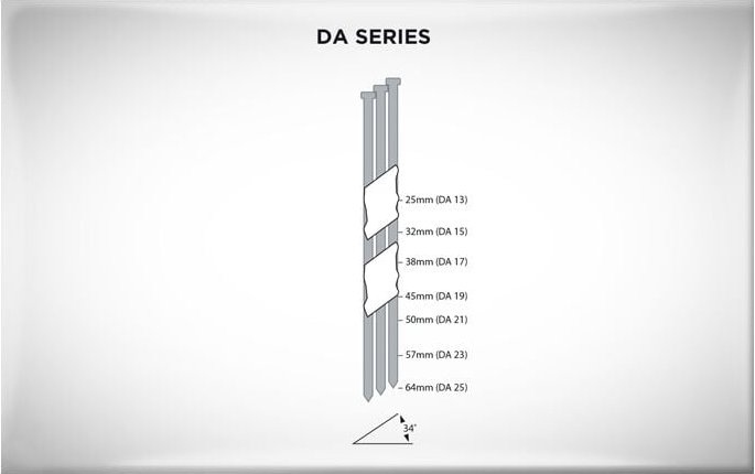 Senco - Finishing-Nägel da 45 mm Hell Box von 4000 - DA19EPB