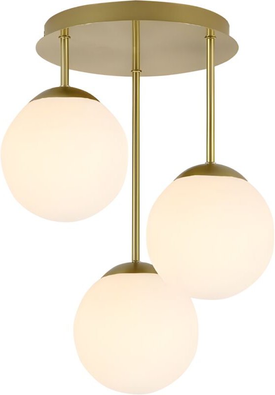 Pendelleuchte Toolight APP1817-3CPR gold white