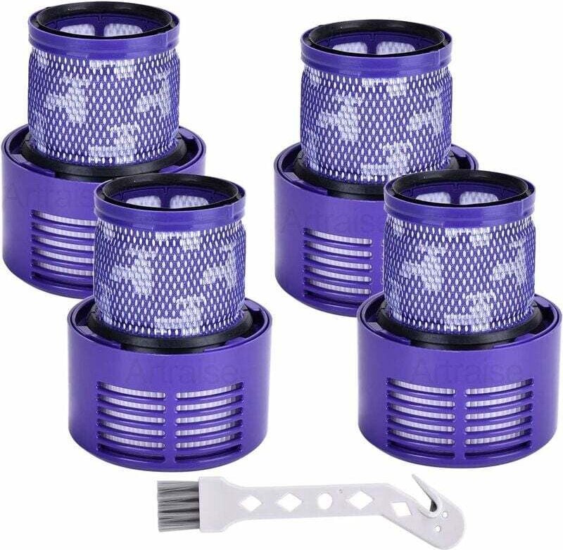 4er-Pack waschbare Ersatzfilter für Dyson V10 SV12 Cyclone Animal – kompatibel mit Dyson DY-969082-01