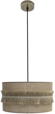 Fabrilamp - abrila akunadecor Hängelampe De Rustico Con Pantalla De Saco Modelo Kala