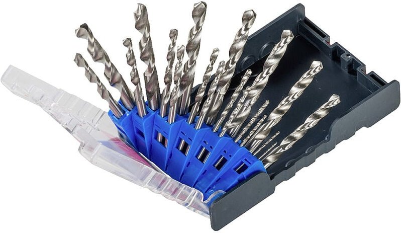 109119 hss Metall-Spiralbohrer-Set 19teilig 1 mm, 1.5 mm, 2 mm, 2.5 mm, 3 mm, 3.5 mm, 4 mm, 4.5 - KWB