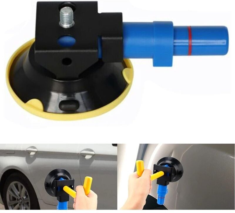 Ausbeulwerkzeug ohne Lackierung,Saugnapf-Handpumpe für die Montage,Hochleistungs-3-Zoll-Ausbeulwerkzeug für Karosseriesc...