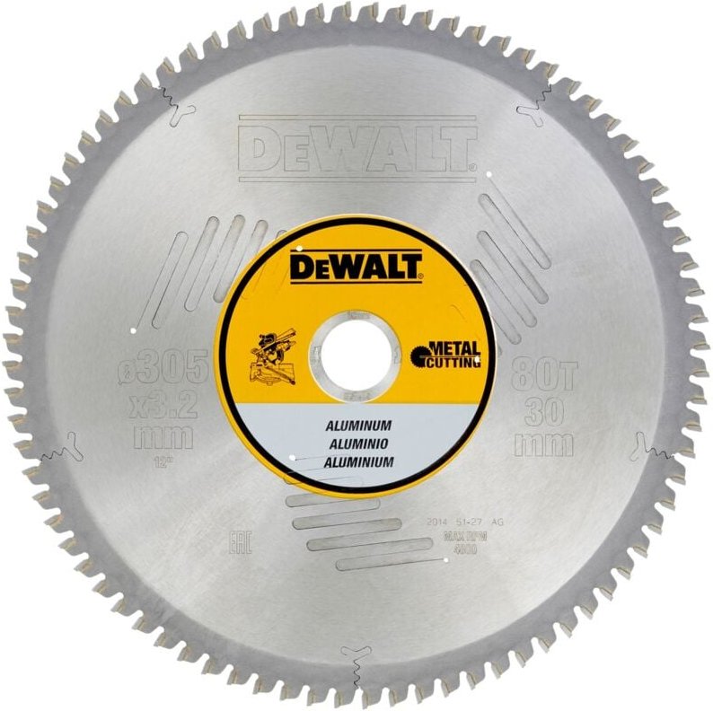 Kreissägeblatt stationär 305/30 mm 80TFZ - Dewalt