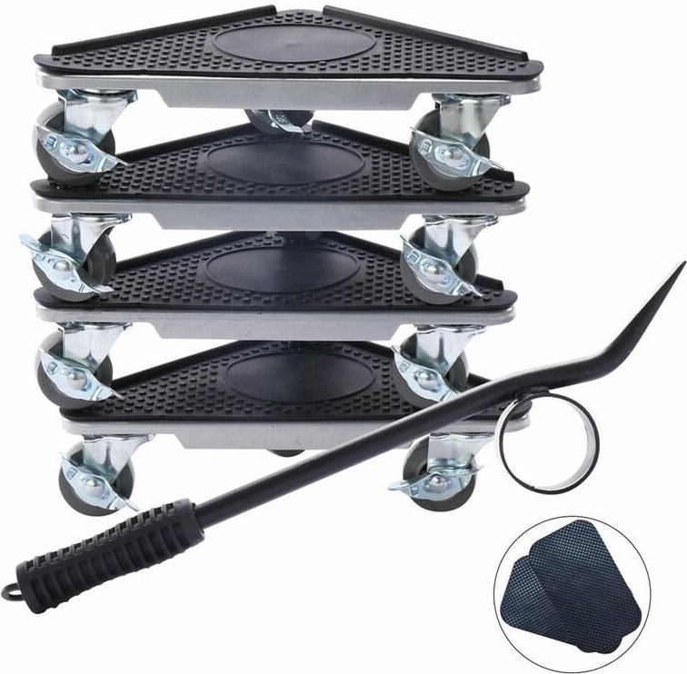 Möbelheber Transporthilfe 7 tlg. 1050 kg Möbeltransport Set Umzughelfer Möbelrollen Möbelrücker Möbeltransportrollen Möb...