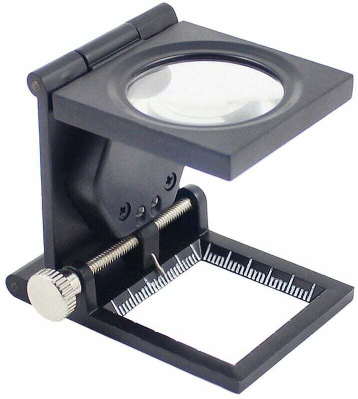 Thumbnail - Standlupe 10X Fach Leselupe mit LED Licht Faltbare Tischlupe Arbeitslupe für Senioren, Inspektion, Reparatur, Handwerk u...