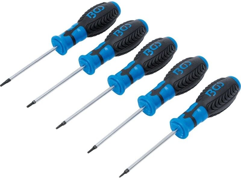 Schraubendreher-Satz T-Profil (für Torx) mit Bohrung T6 - T10 5-tlg.