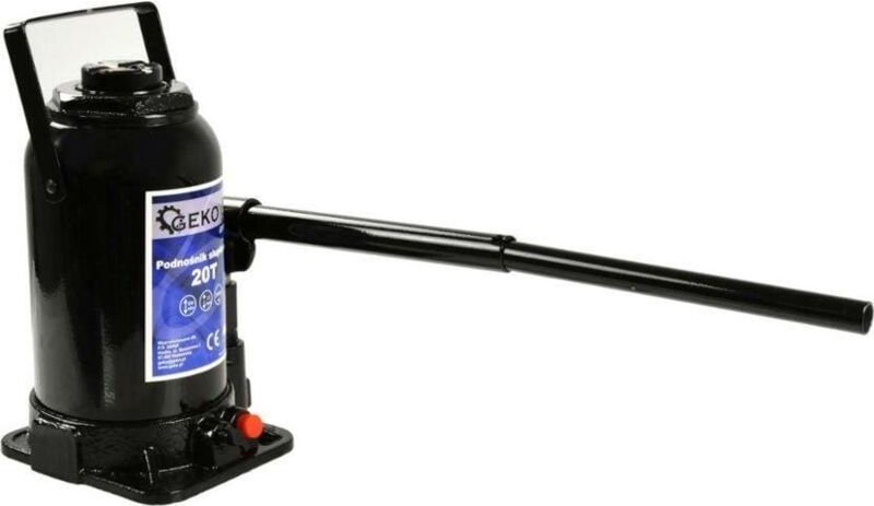 Geko Hydraulischer Wagenheber robust schwarz 20 Tonnen verstellbar