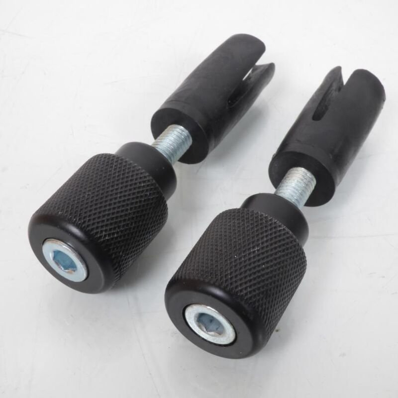 Metalmena Lenkerendstück für Auto ø18mm schwarz zylindrisch neu