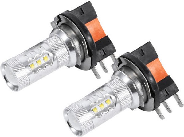 2 Stück/1 Paar H15 80W LED Autoscheinwerferlampen von DEBUNS