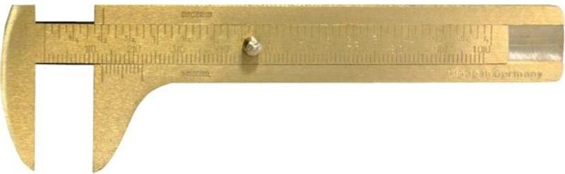 Knopfmaß Messing 80mm - Fortis