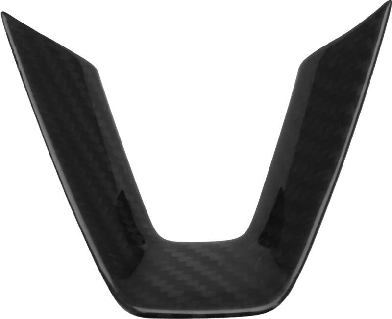 Auto Lenkrad Abdeckung Trim Aufkleber Carbon Faser für 2024 Innen Zubehör